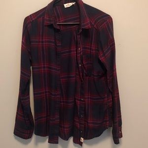 Red Flannel Top